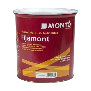 Fijamont Acqua - Sellador para Muros Antisalitre Anti Hongos y Moho - 4LT